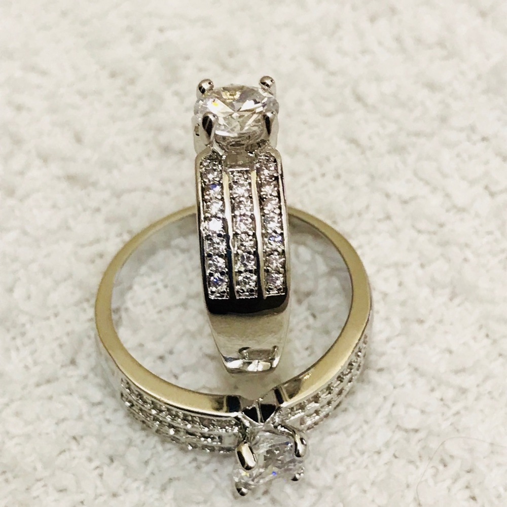 .925 Sterling Silver Engagement Ring